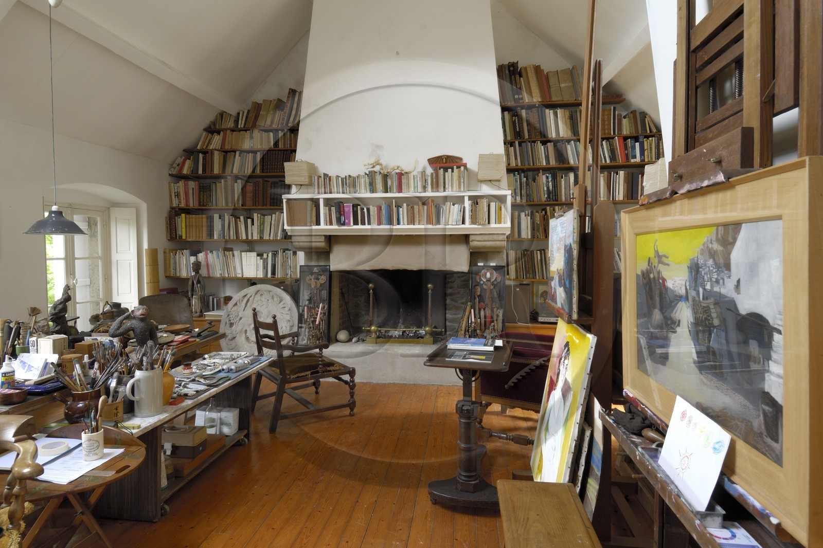 France, Manche (50), Cap de la Hague, Omonville-la-Petite, maison du décorateur de cinéma et artiste Alexandre Trauner