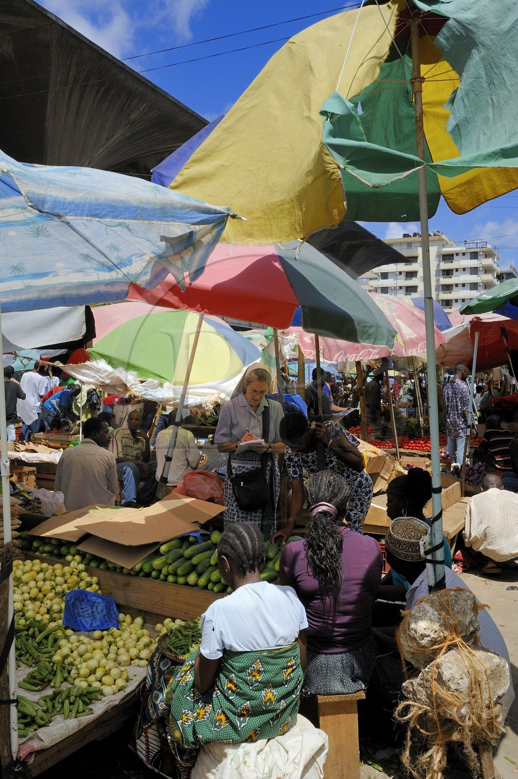 Tanzania, Dar es-Salaam, the Kariakoo central market