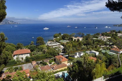 France, Alpes Maritimes (06), belles villas de Saint-Jean-Cap-Ferrat