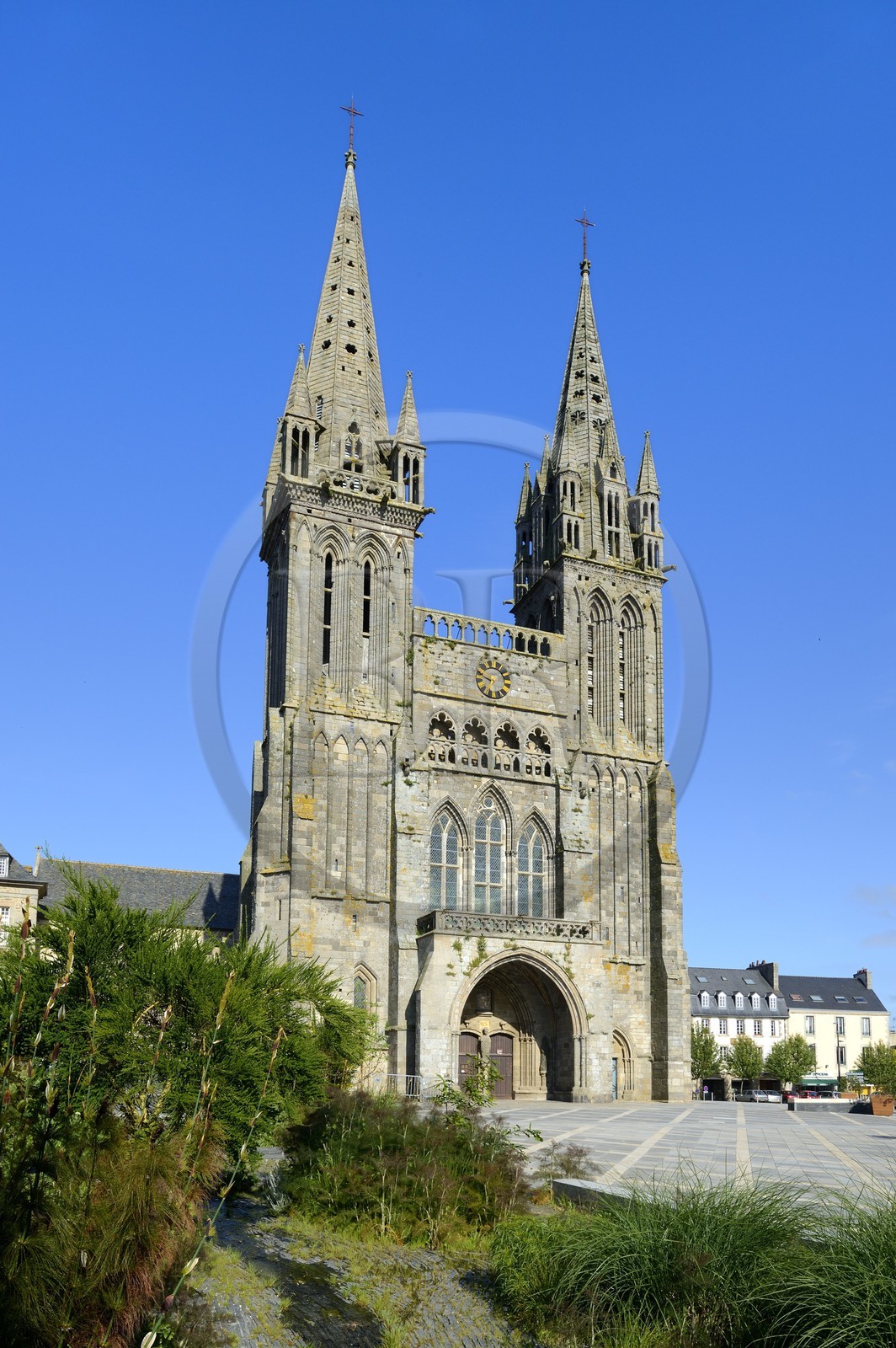 France, Finistere, Saint-Pol-de-Leon, former cathedrale Saint-Paul-Aurelien