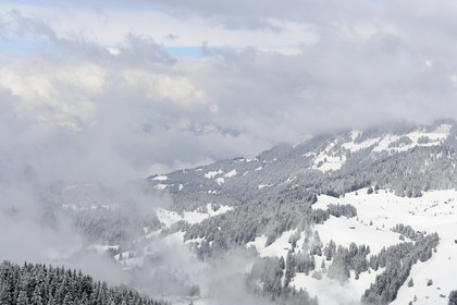 Suisse, Canton de Vaud, Domaine skiable de Villars sur Ollon - Gryon