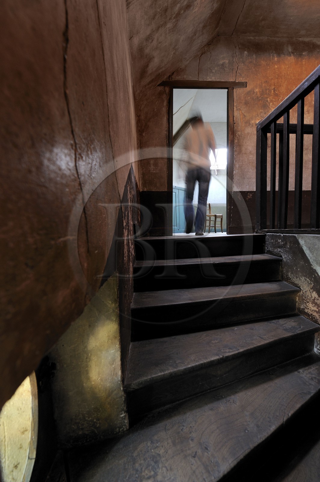 France, Val-d'Oise (95), parc naturel régional du Vexin français, Auvers-sur-Oise, auberge Ravoux, la chambre de Van Gogh sous les toits dans laquelle il est décédé