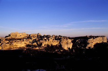 France, Bouches-du-Rhône (13), Les Baux-de-Provence, labellisé Les Plus Beaux Villages de France, perchés sur leur rocher