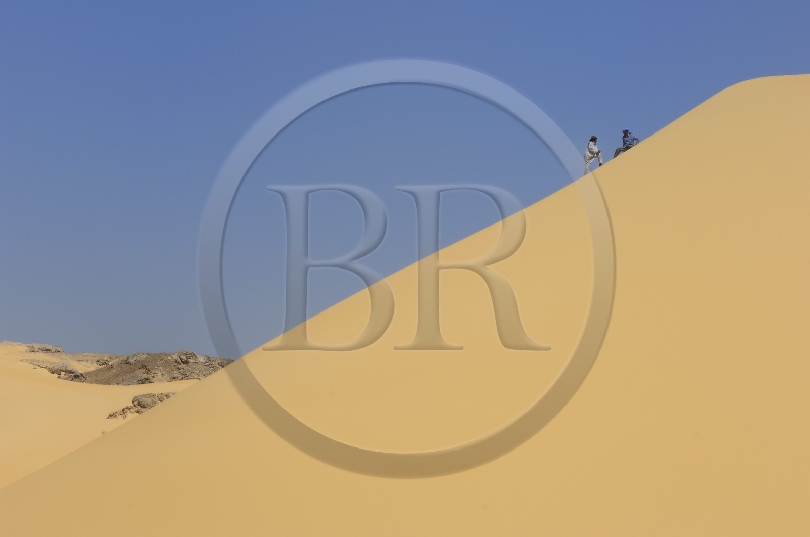 Egypte, Basse-Egypte, désert libyque, les dunes non loin de l'oasis de Bahariya (Bahareyya)