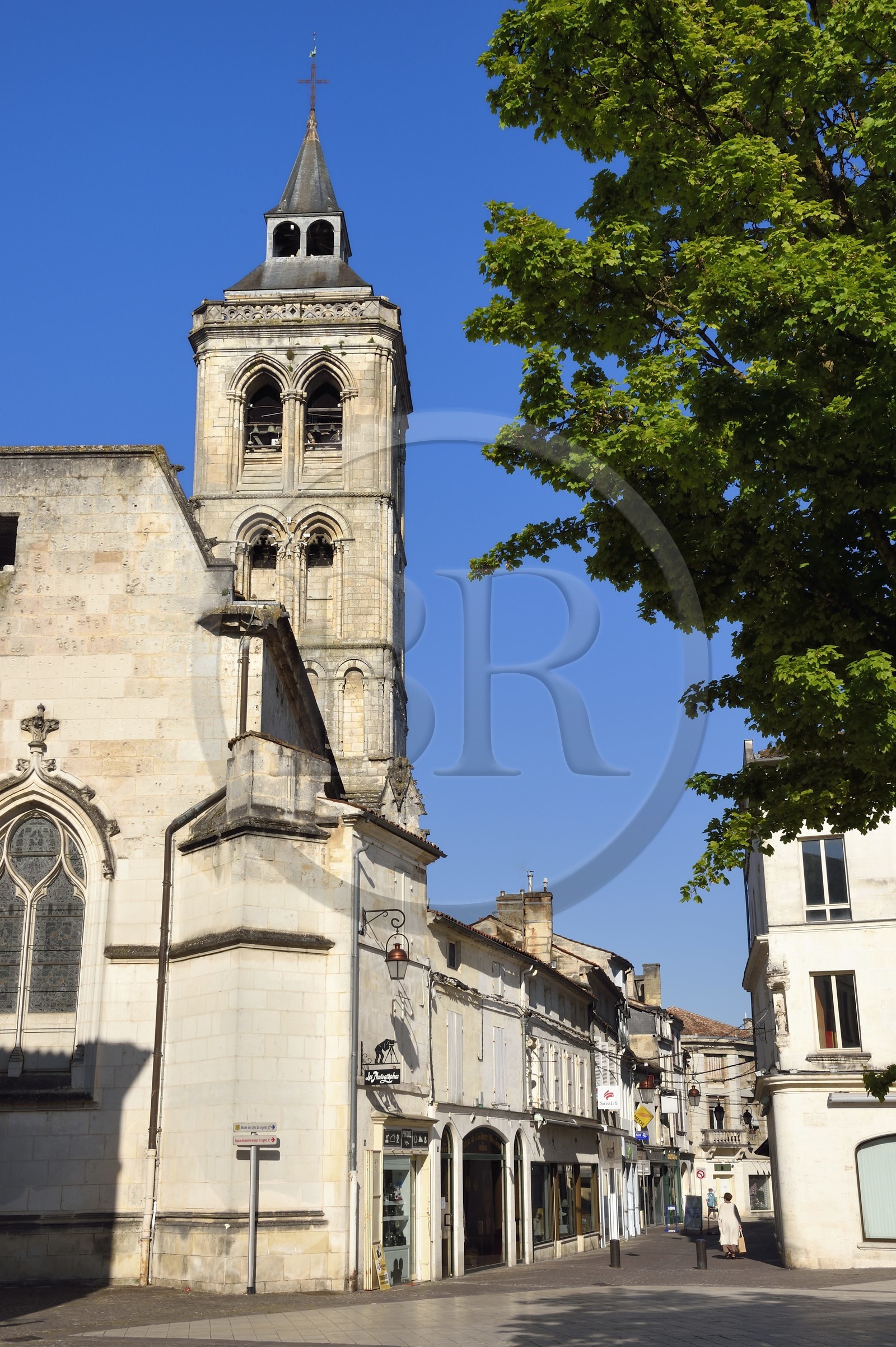 France, Charente, Cognac, Saint-Leger church