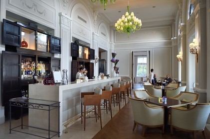 France, Alpes Maritimes (06), Saint-Jean-Cap-Ferrat, bar du Grand-Hotel du Cap-Ferrat, palace 5 étoiles du groupe Four Seasons Hotel