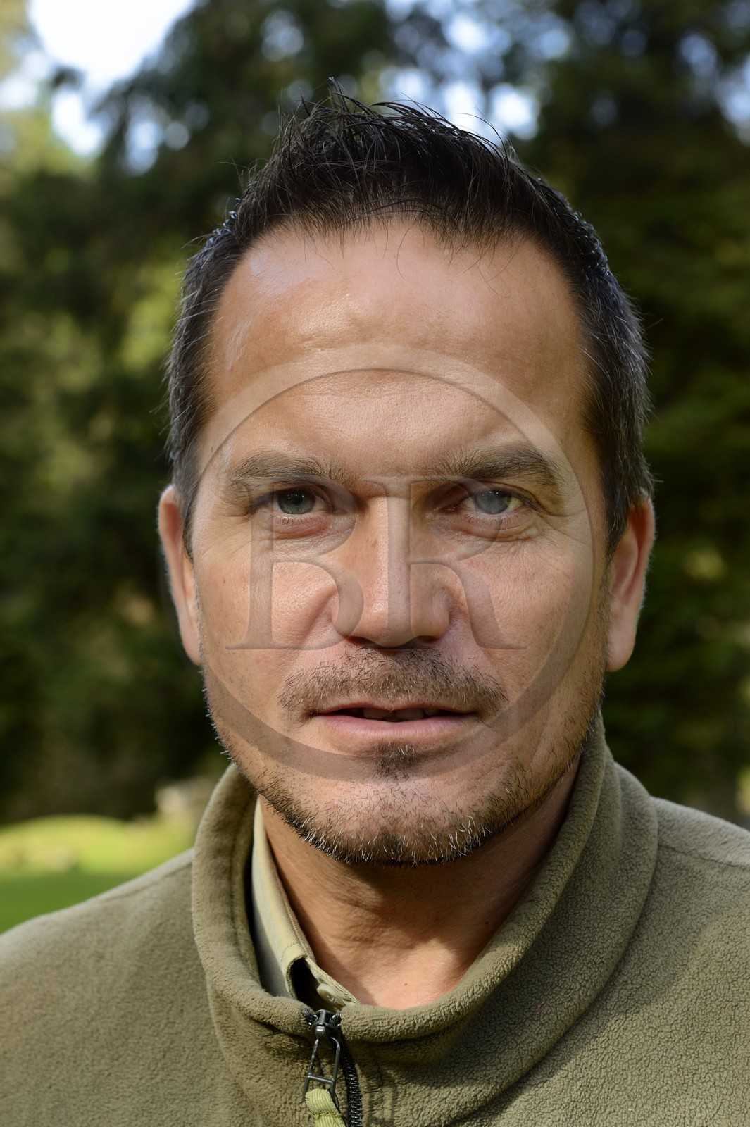 France, Meuse (55), région de Douaumont, Gérald Colin, agent de l’ONF qui fait visiter les champs de bataille de Verdun