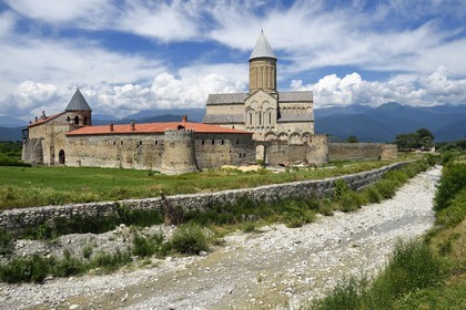 Géorgie, Kakheti, region de Telavi, monastère orthodoxe Alaverdi