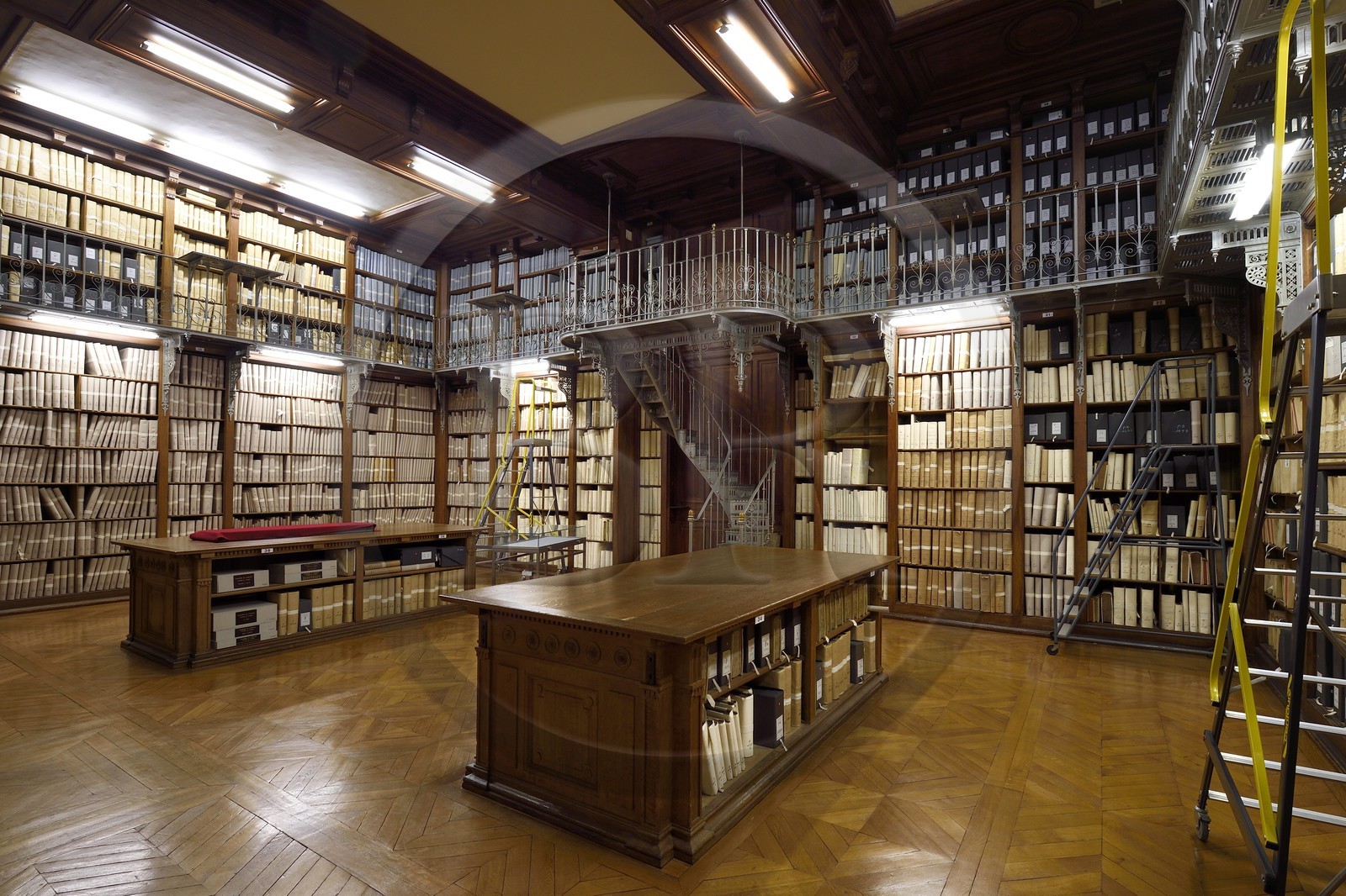 France, Paris (75), les Archives Nationales, Grands dépots, salle de l'Armoire de fer