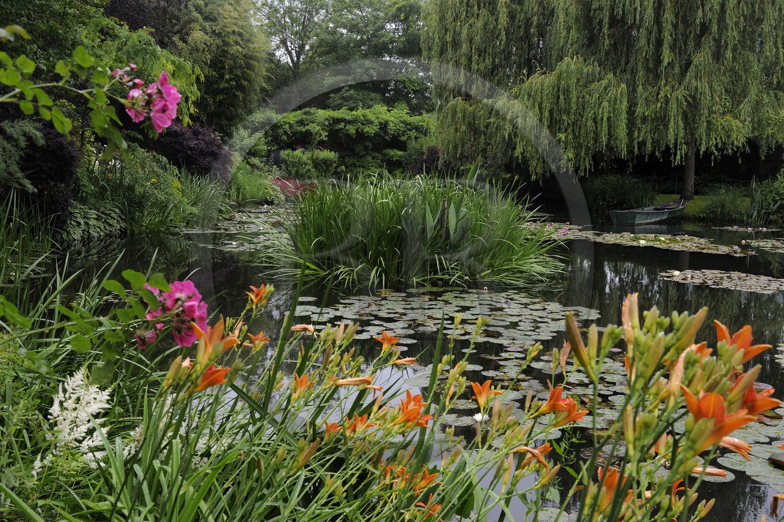 France, Eure (27), Giverny, le jardin de Claude Monet, le Jardin d'Eau
