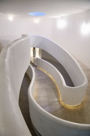 France, Alpes Maritimes (06), Saint-Jean-Cap-Ferrat, Grand-Hotel du Cap-Ferrat, palace 5 étoiles du groupe Four Seasons Hotel, escalier du Spa