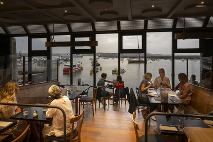 France, Ille-et-Vilaine (35), Côte d'Emeraude, Saint-Malo, restaurant L'Amiral Saint-Malo