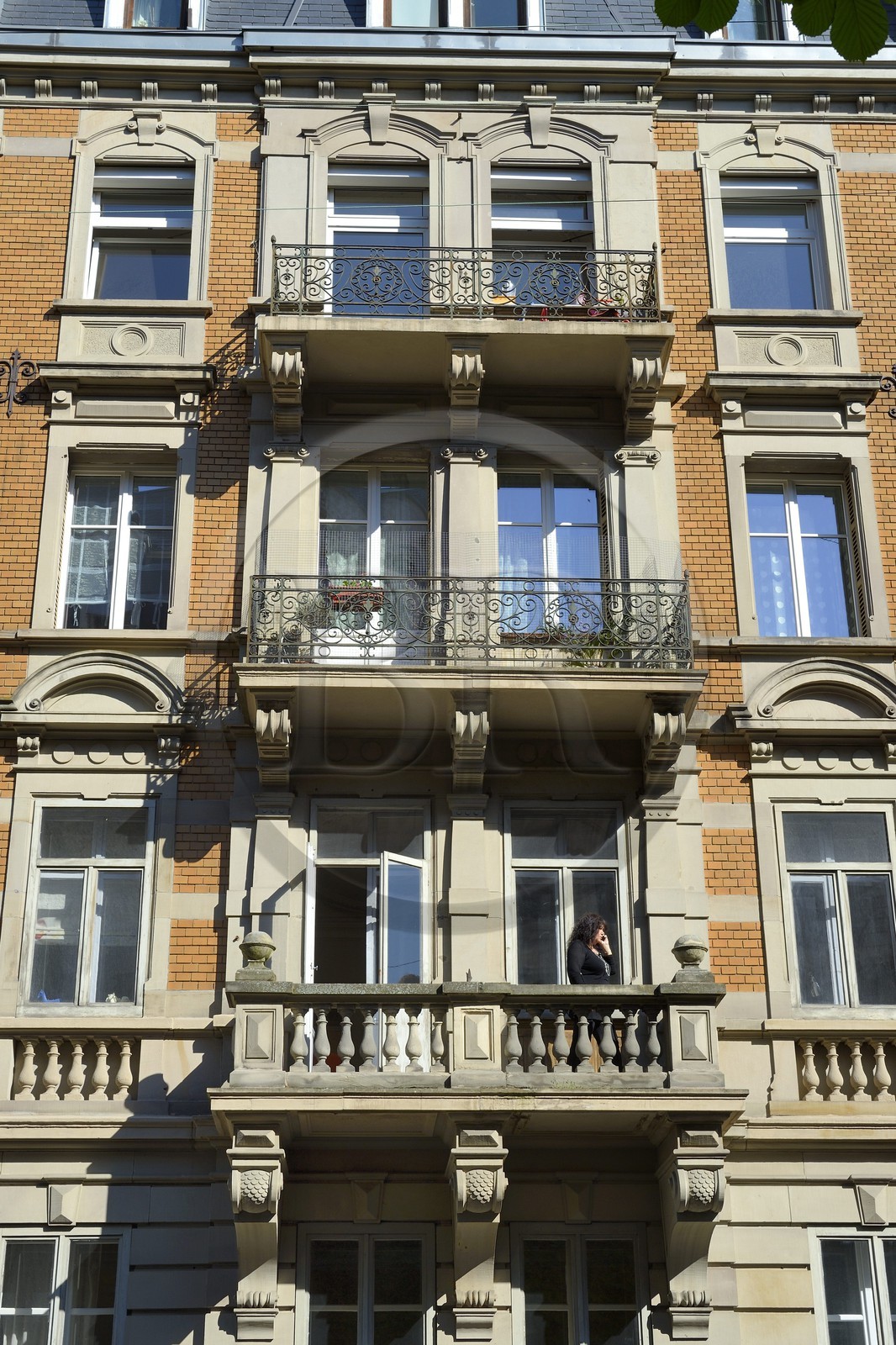 France, Bas-Rhin (67), Strasbourg, quartier de la Neustadt datant de la periode allemande, immeuble au 19 dans la rue du Général de Castelnau