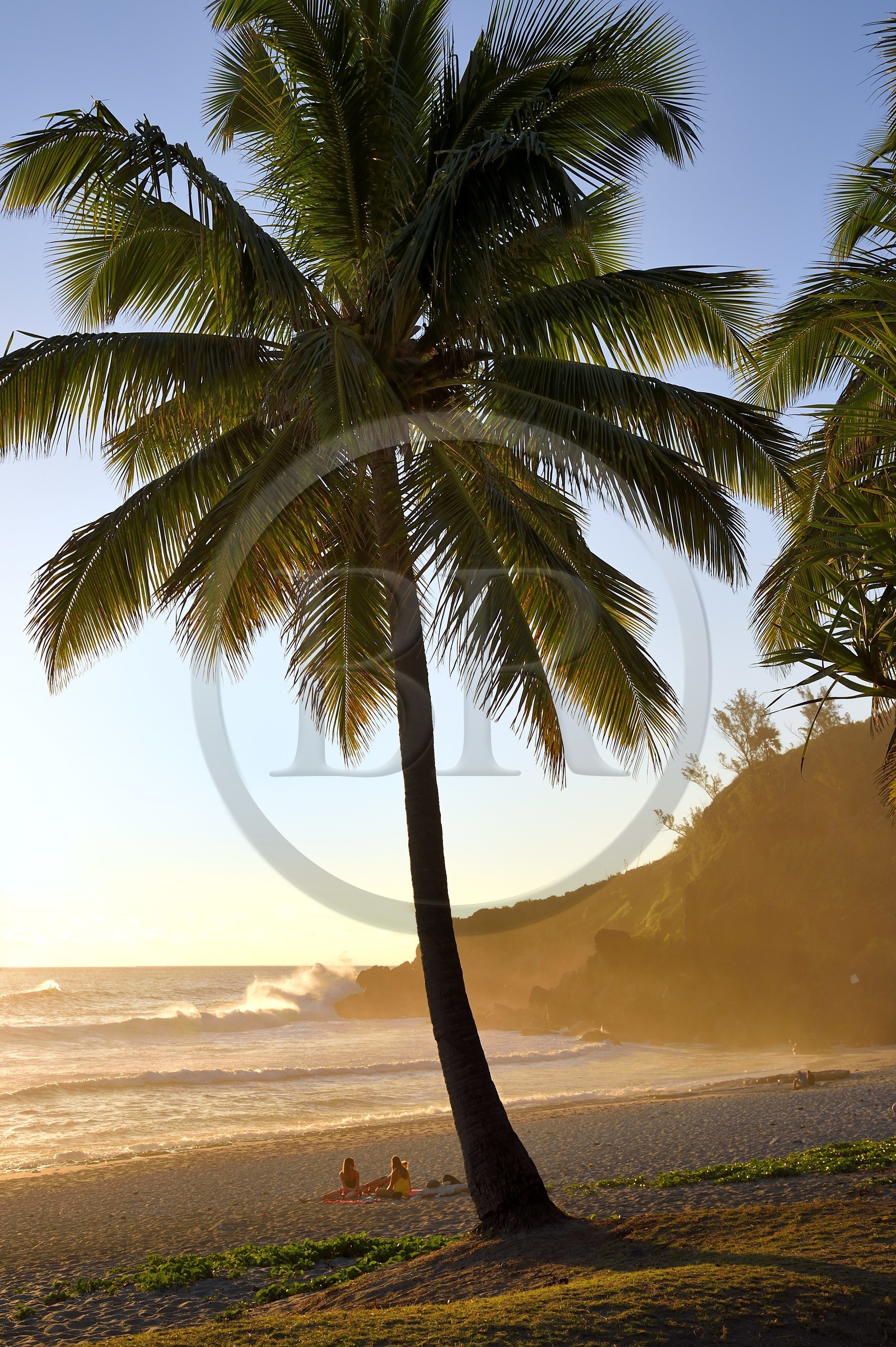 France, Ile de la Reunion, Petite-Ile sur la côte sud, plage de Grand-Anse