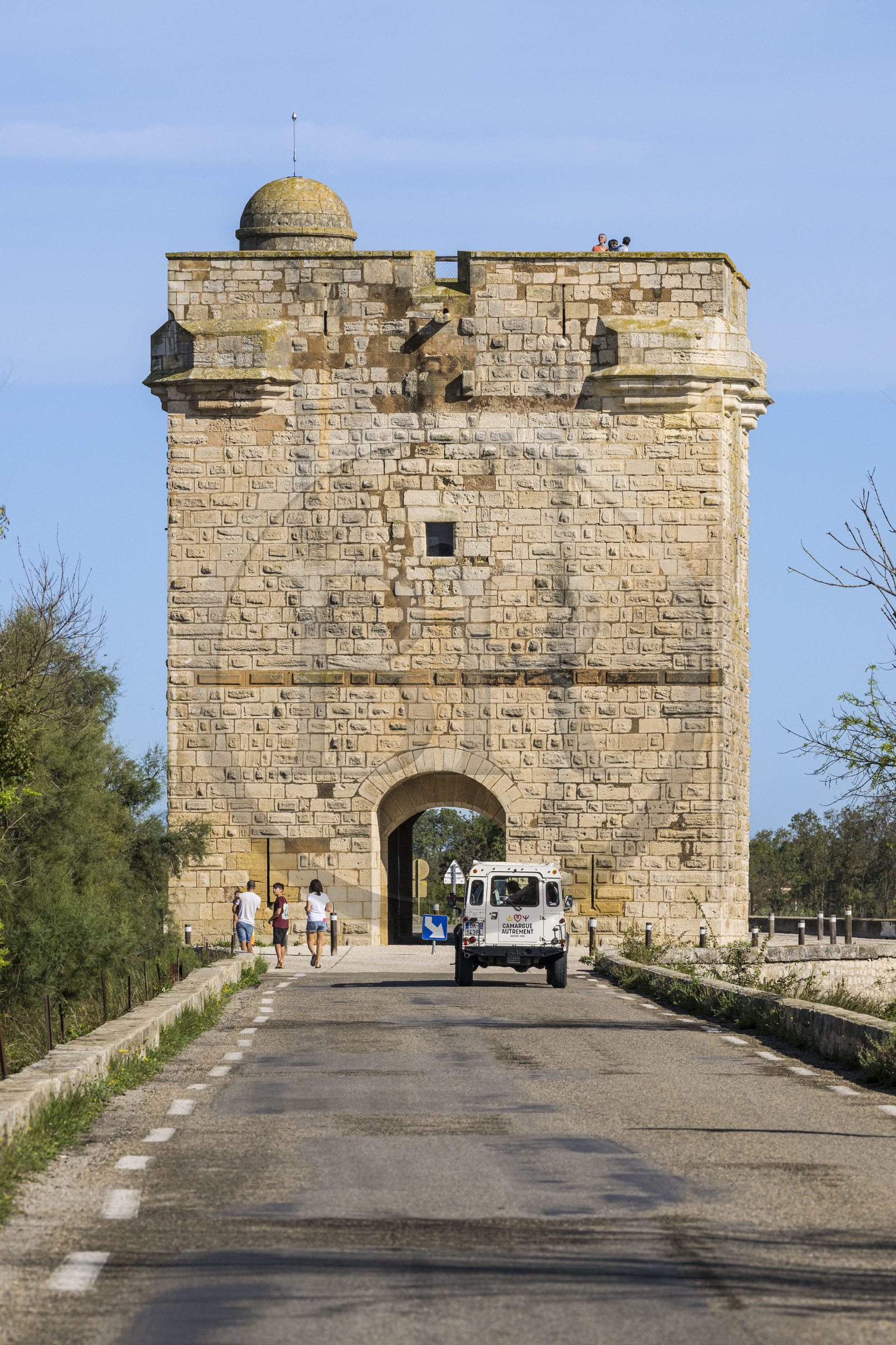 France, Gard, Aigues-Mortes, Saint-Laurent-d'Aigouze, the Carbonnière Tower in the Petite Camargue