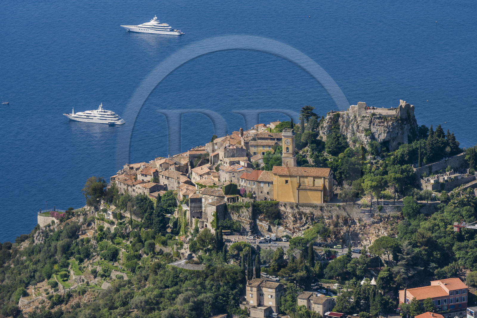 France, Alpes-Maritimes (06), le village perché d'Eze sur la moyenne corniche