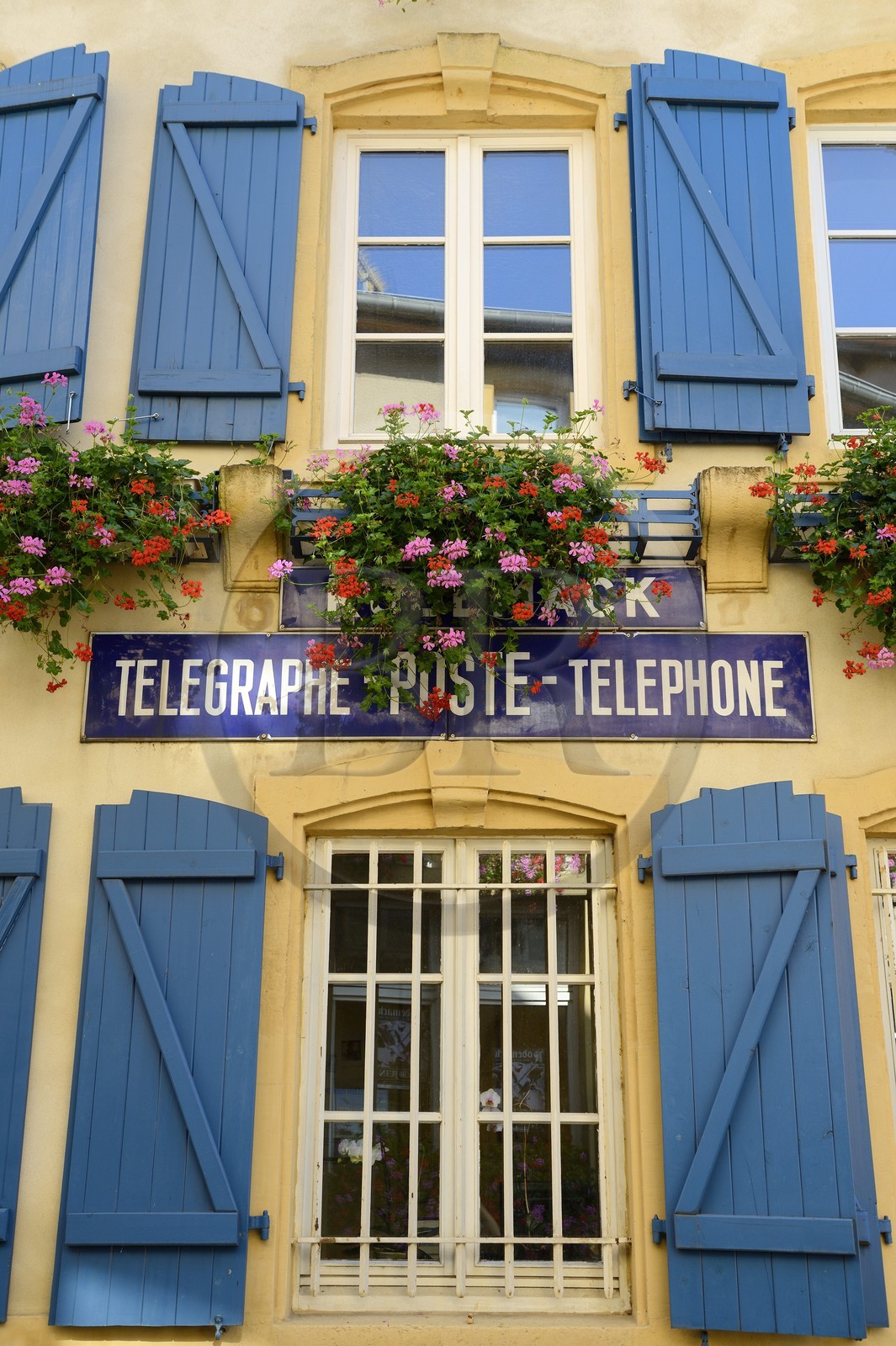 France, Moselle (57), Rodemack, labellisé Les Plus Beaux Villages de France, la Poste