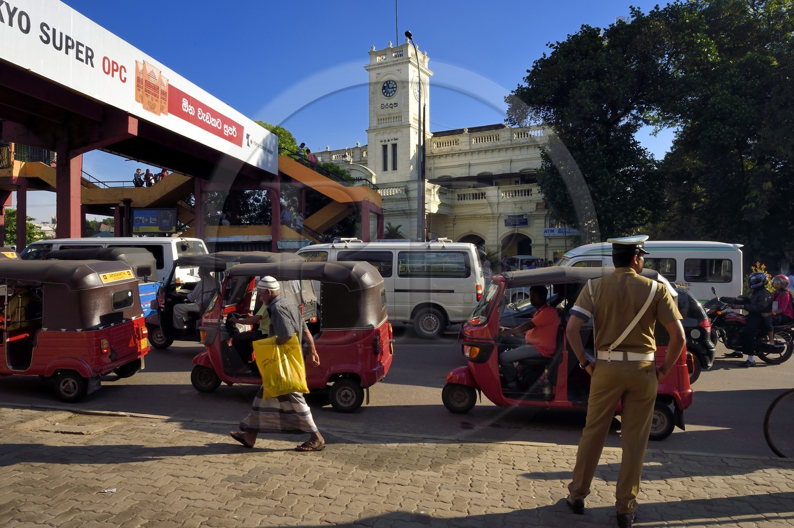Sri Lanka, Colombo, gare de Maradana