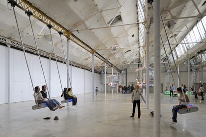 France, Loire-Atlantique (44), Nantes, le Lieu Unique, espace d'expositions temporaires