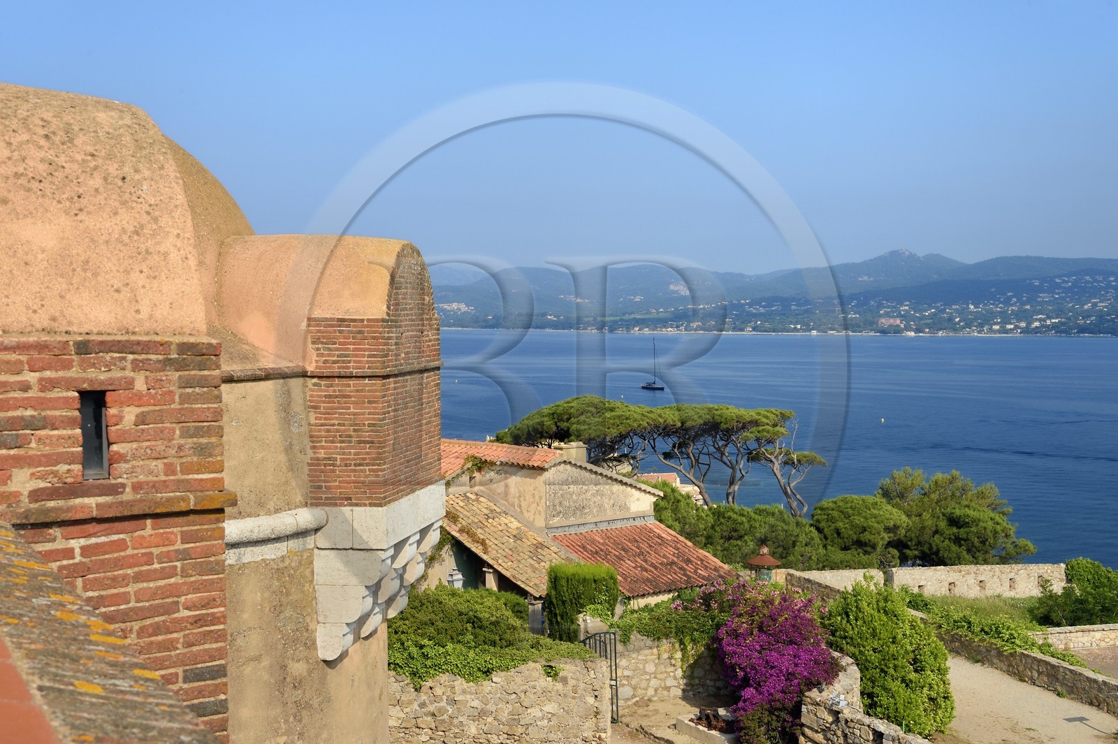 France, Var (83), Saint-Tropez, citadelle du XVIe siècle qui héberge le musée d'histoire maritime