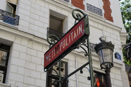 France, Paris (75), station de metro Lamarck-Caulaincourt