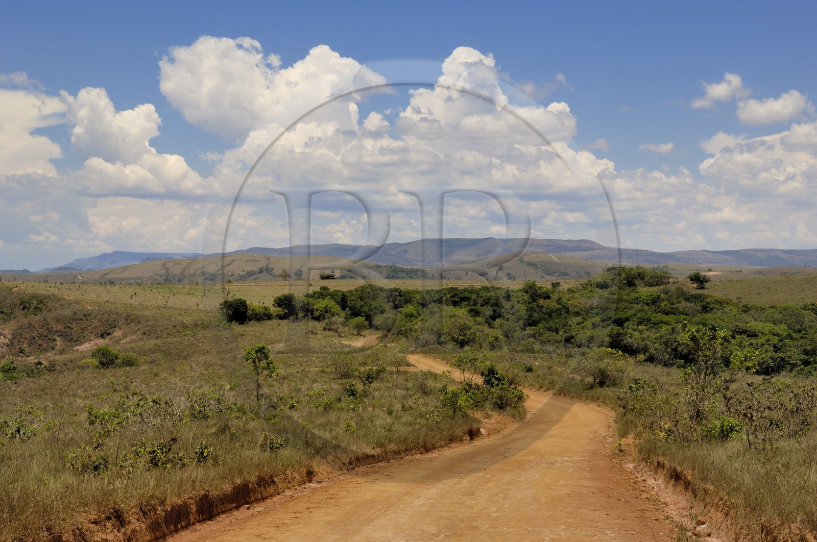 Brésil, Etat du Minas Gerais, région de Carrancas au sud de Sao Joao del Rei, la piste de la Route de l'or (Estrada Real)