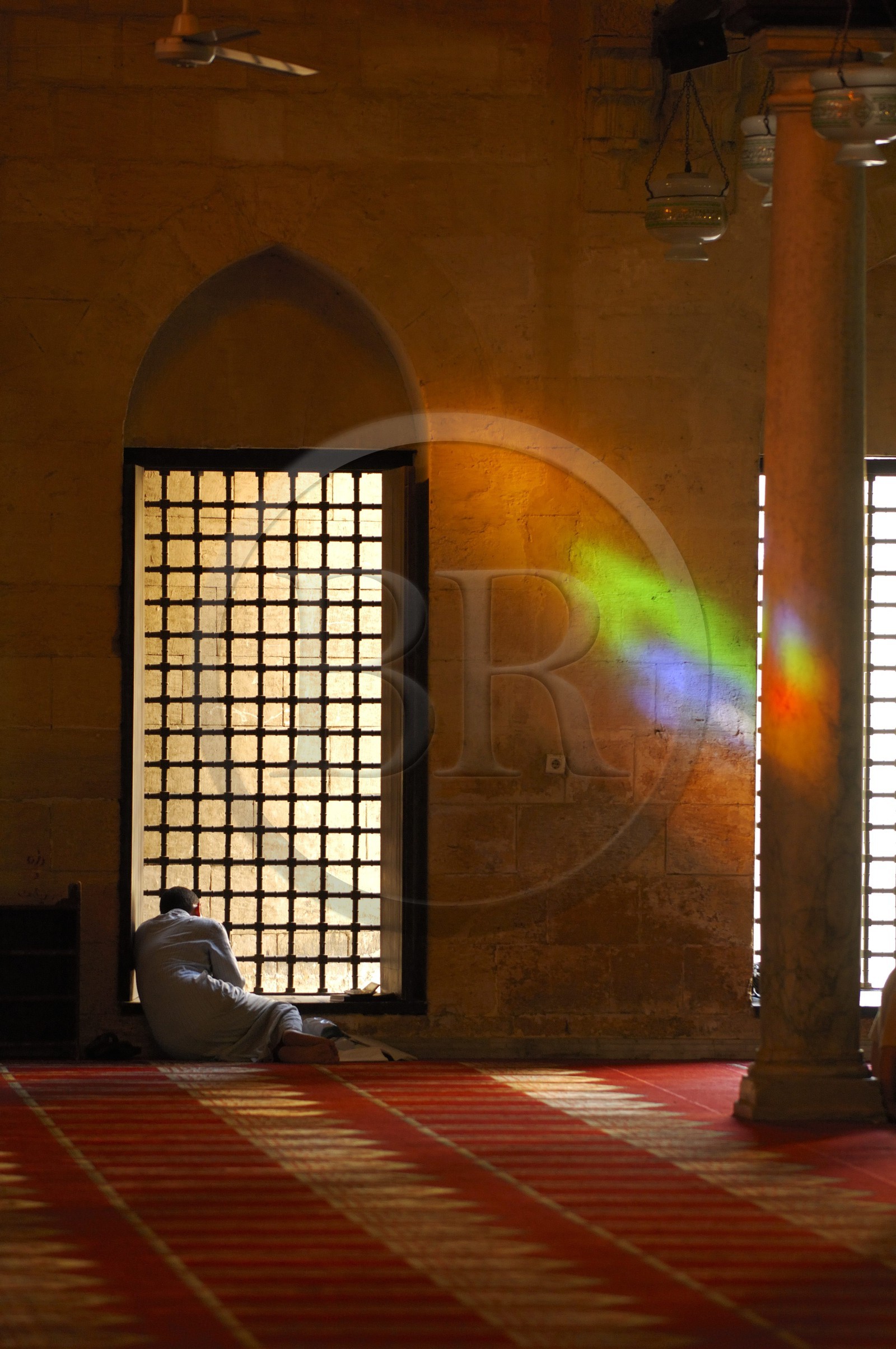 Egypt, Cairo, inside El-Azhar mosque