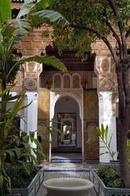 Morocco, High Atlas, Marrakech, Imperial city, Medina listed as World Heritage by UNESCO, Bahia Palace