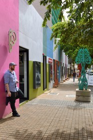 Afrique du Sud, province de Gauteng, Johannesburg, Braamfontein, Juta street, restaurant Post