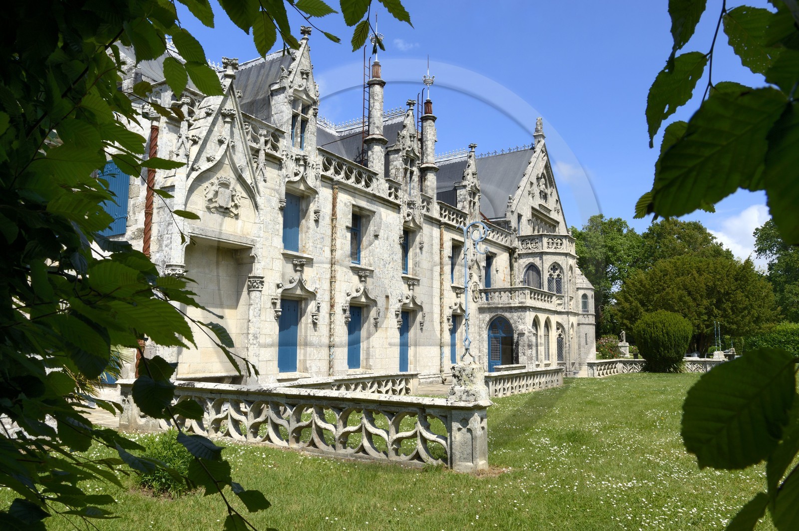 France, Finistère (29), le château de Keriolet aux environs de Concarneau