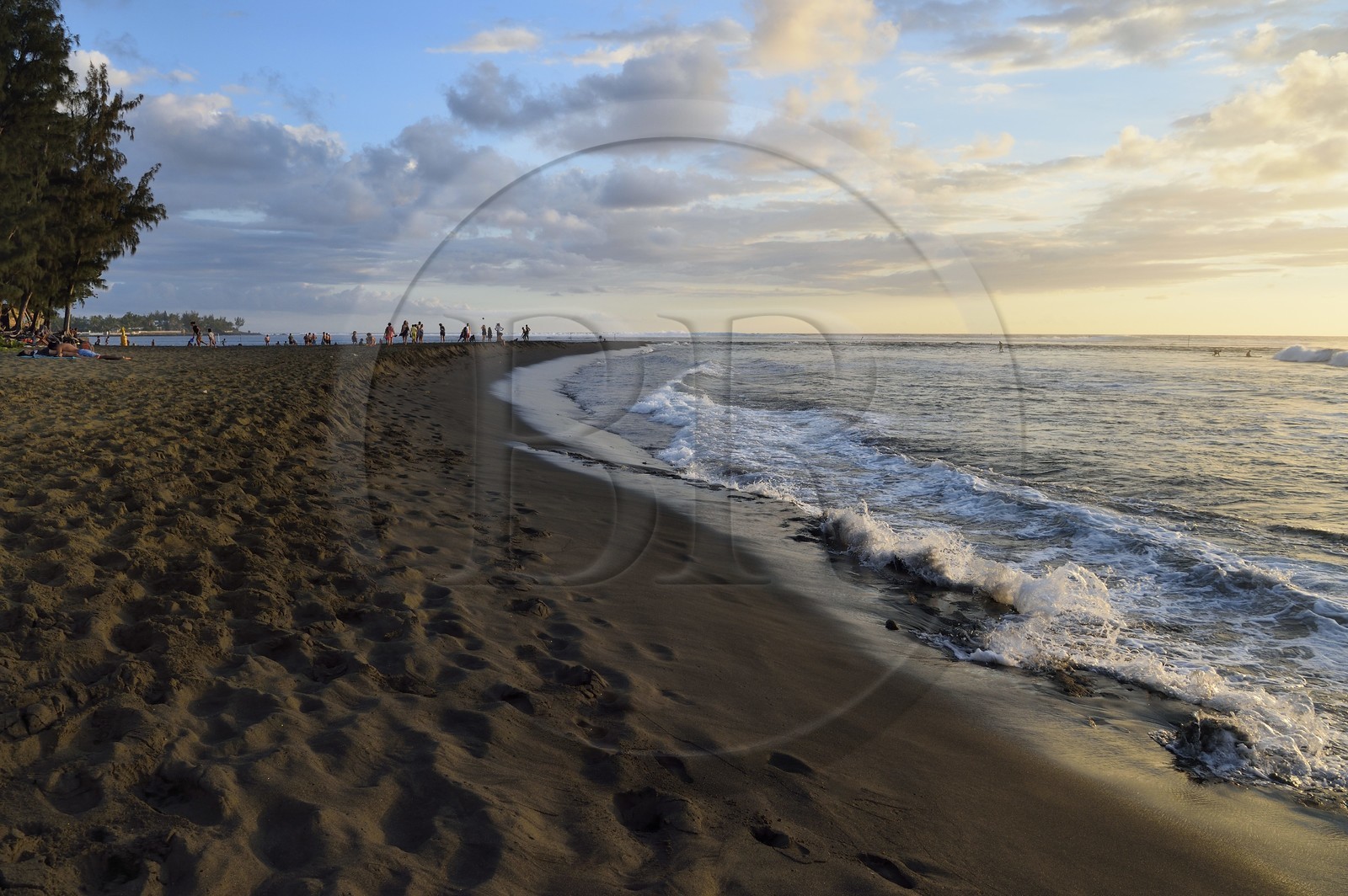 France, Ile de la Reunion, L'Etang Salé les Bains, la plage