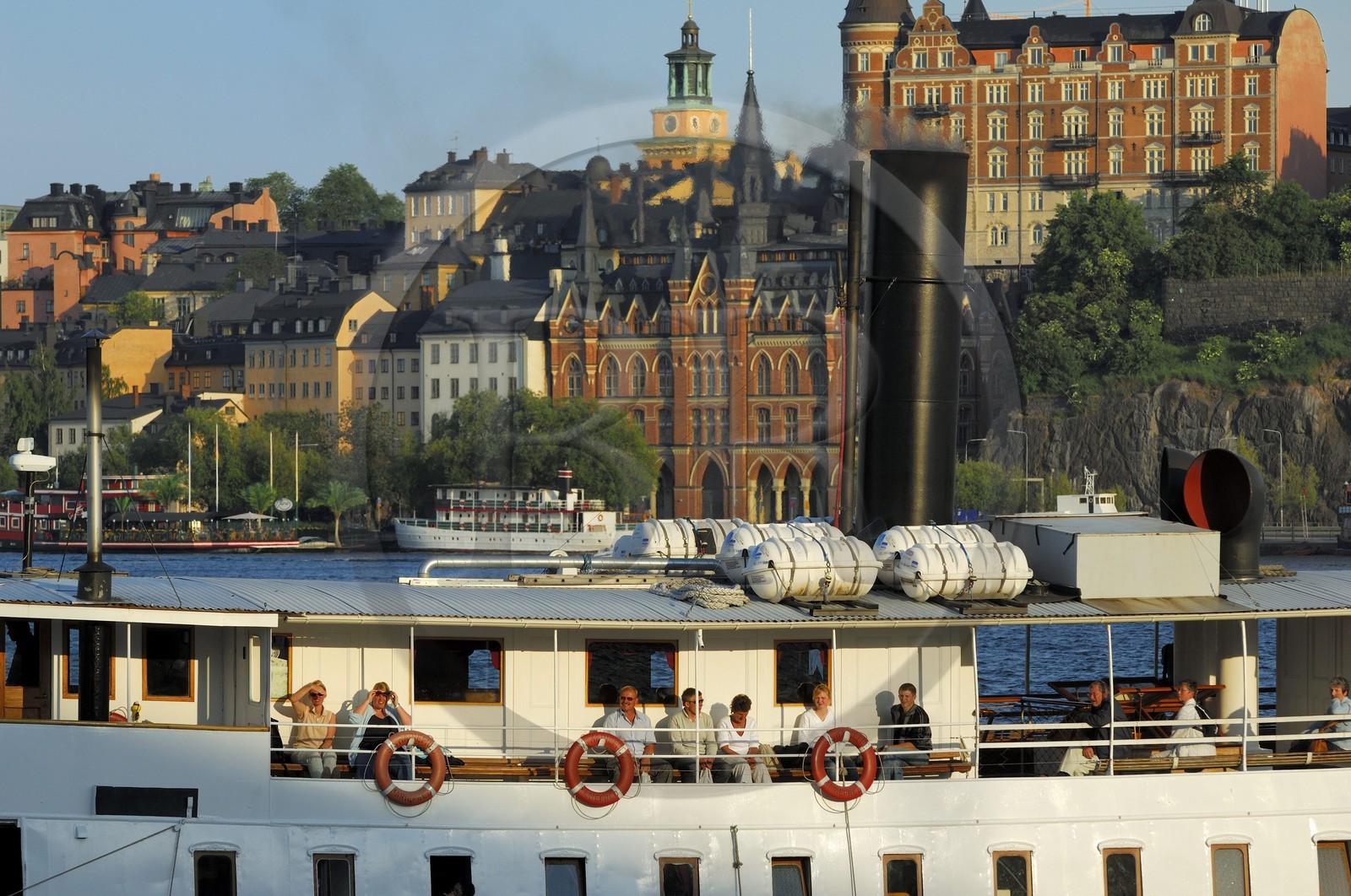 Suède, Stockholm, petit ferry