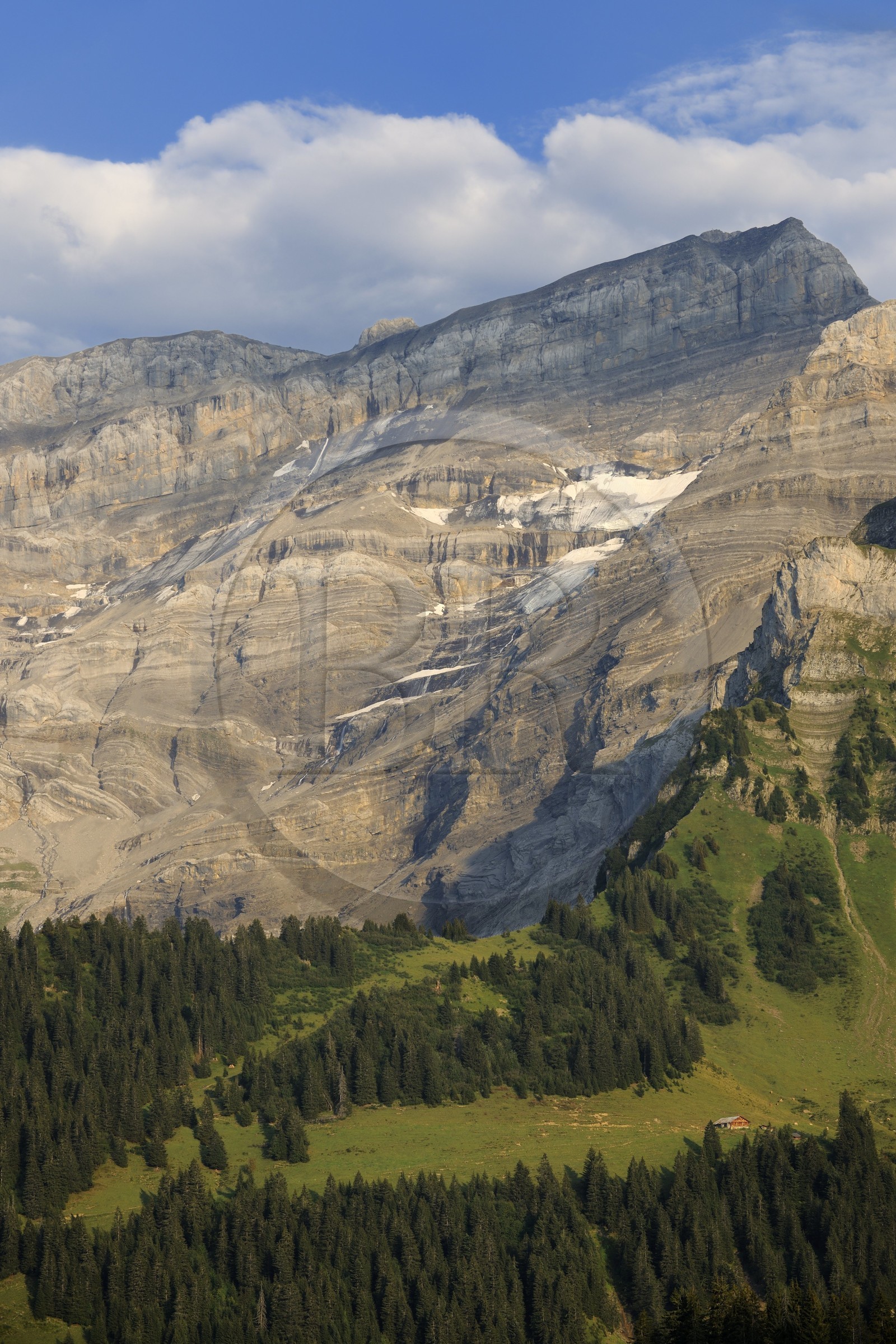 Suisse, canton de Vaud, Les Diablerets au Col de la Croix