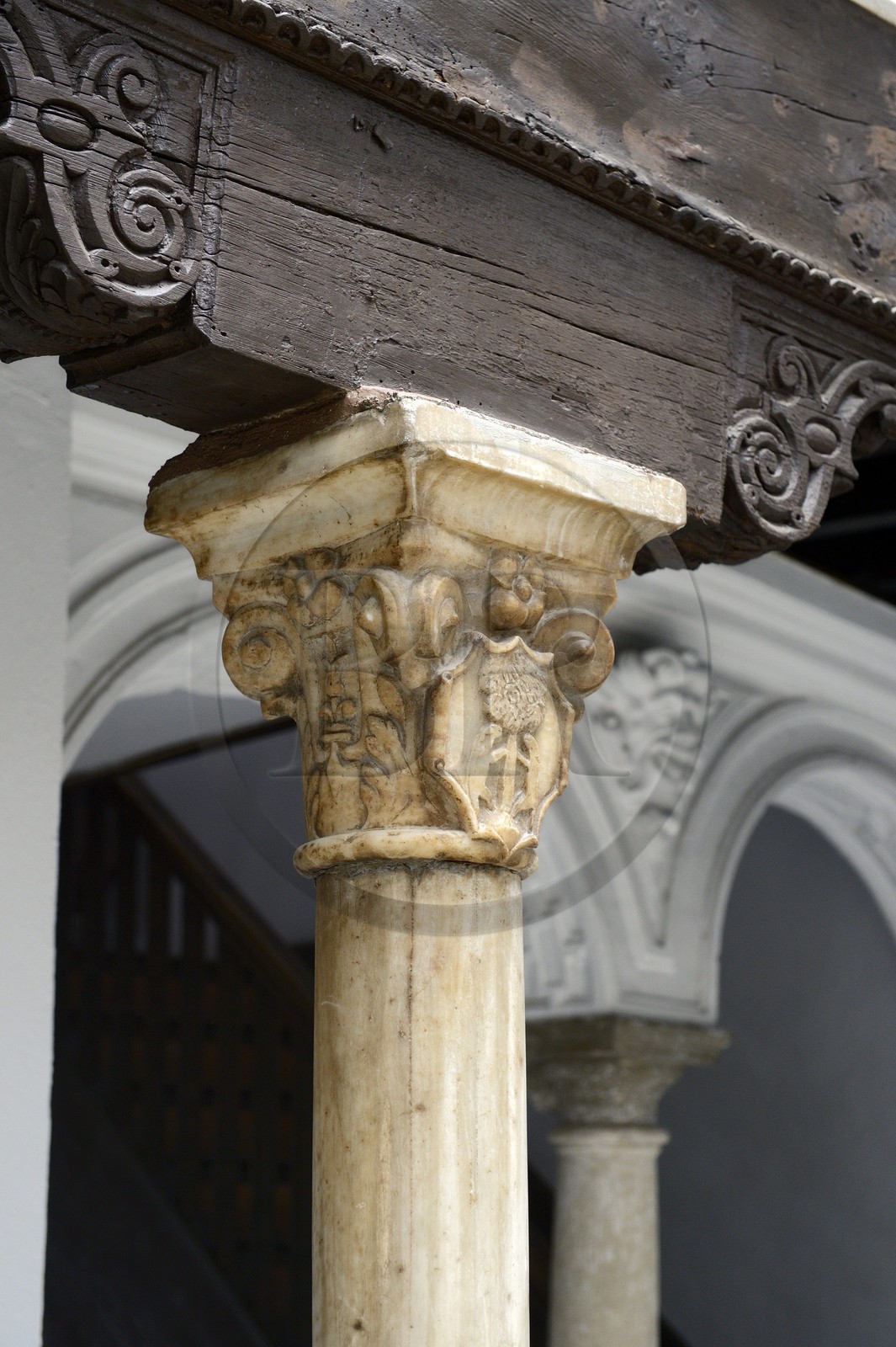 Spain, Andalusia, Granada, Albaicin District listed as World Heritage by UNESCO, Casa del Capitel Nazari Hotel