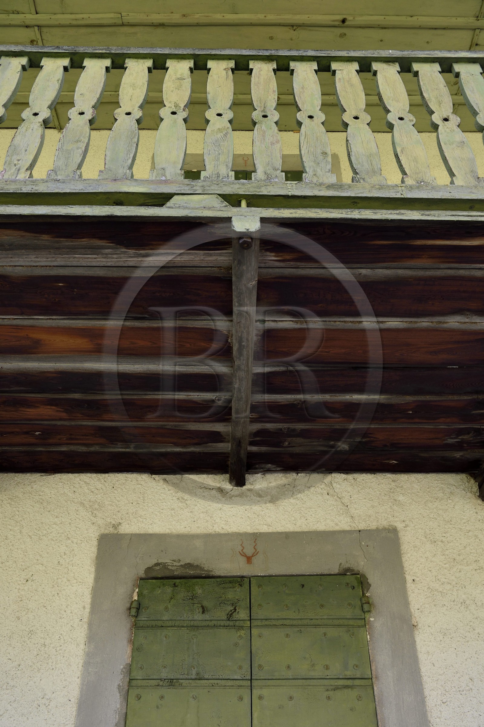 France, Alpes-Maritimes (06), vallée de la Roya (arrière-pays niçois), au pied du parc national du Mercantour, Tende, Casterino dans la vallée de la Casterine, maison du britannique Clarence Bicknell botaniste et grand spécialiste des gravures protohistoriques