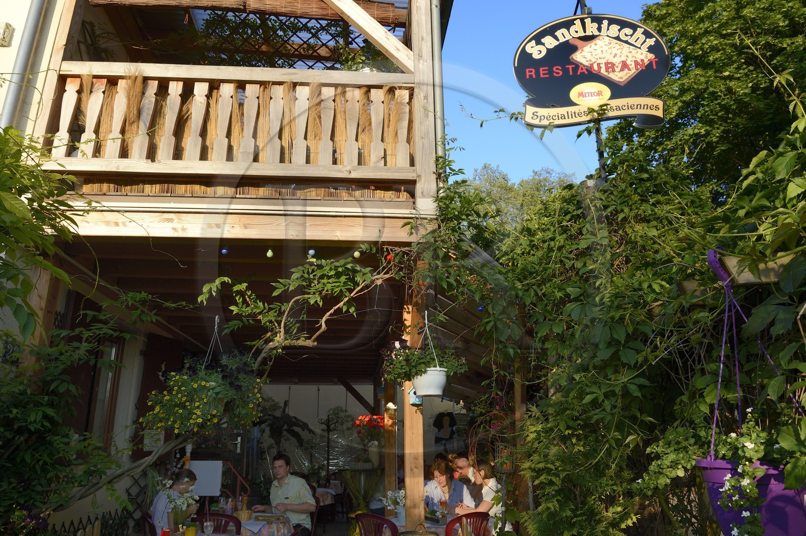 France, Bas-Rhin (67), Strasbourg, restaurant Le Sandkischt