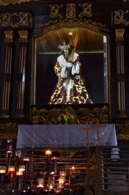 Panama, province de Colon, Portobelo, iglesia San Felipe, El Cristo Negro