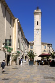France, Gard (30), Nimes, place de l'Horloge