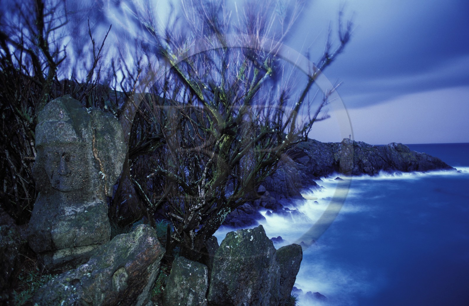 France, Ille-et-Vilaine (35), Rotheneuf, les rochers sculptés de l' abbé Fouré (entre 1870 et 1900)