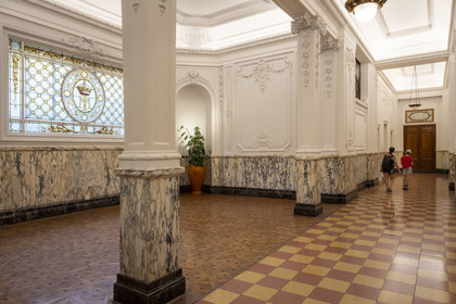 France, Alpes-Maritimes (06), Menton, l'ancien palace l'Imperial (1913) transformé en appartements privés