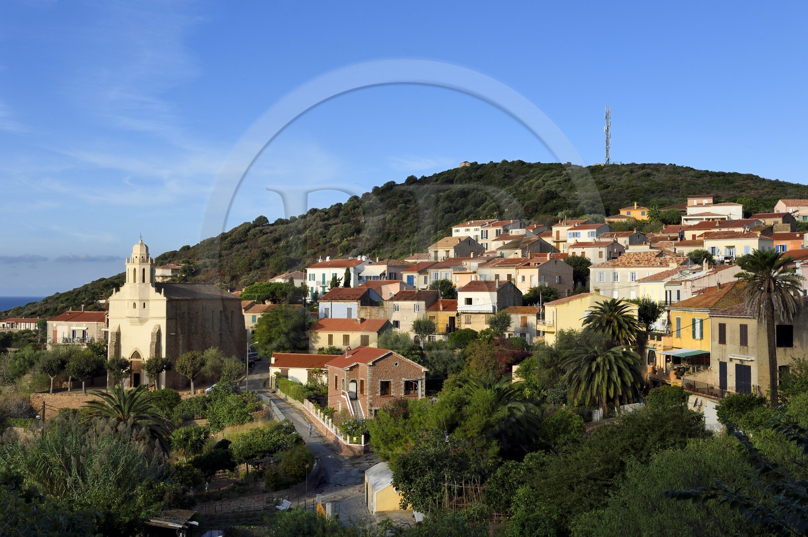 France, Corse du Sud, Cargese, Greek catholic church of Saint Spyridon (Eastern rite or Uniate) built between 1852 and 1870