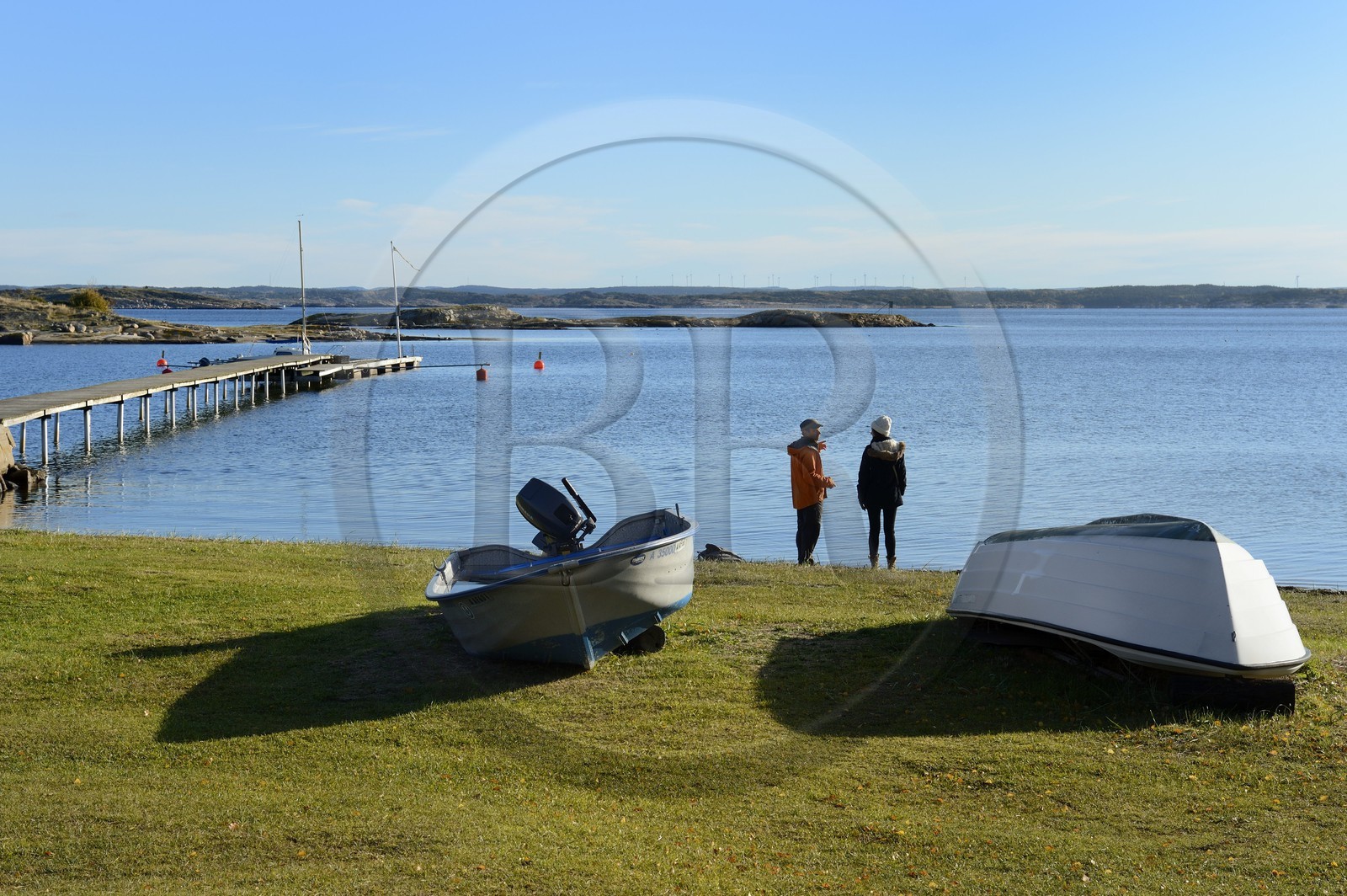 Sweden, Västra Götaland, Koster Islands, Sydkoster, Bergdalen pier