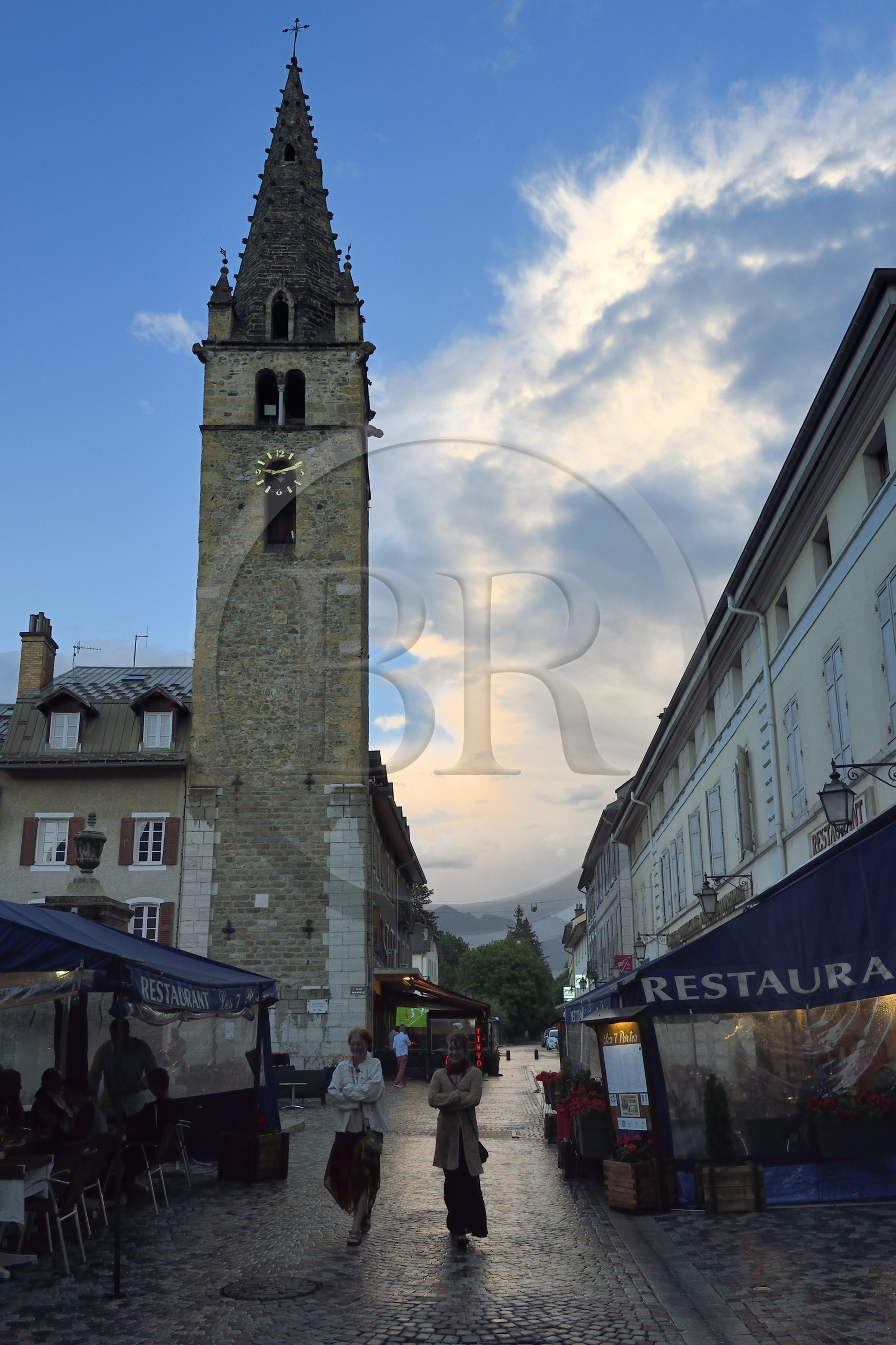 France, Alpes-de-Haute-Provence (04), vallée de l'Ubaye, Barcelonnette, la tour Cardinalis