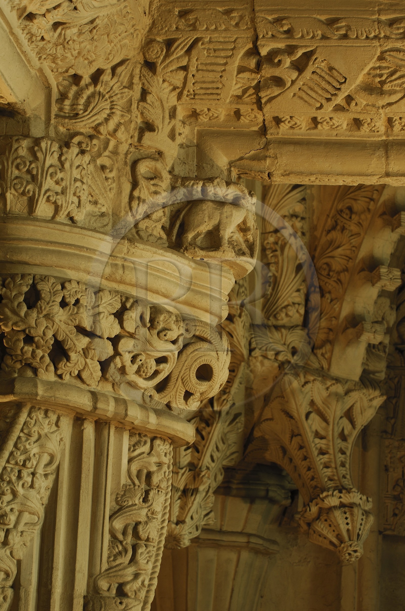 Royaume-Uni, Ecosse, Midlothian, Roslin, la Chapelle Rosslyn, la Colonne de l'Apprenti