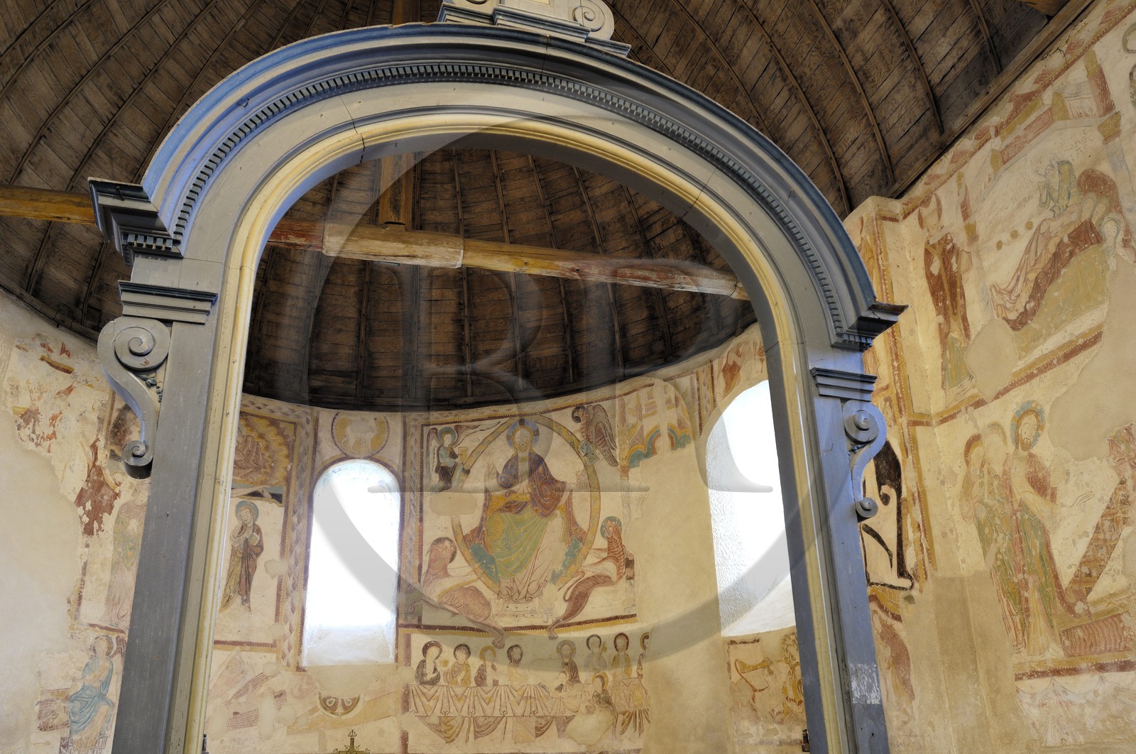 France, Loir-et-Cher (41), Saint-Jacques-des-Guérets, église romane Saint-Jacques construite au XIIème siècle