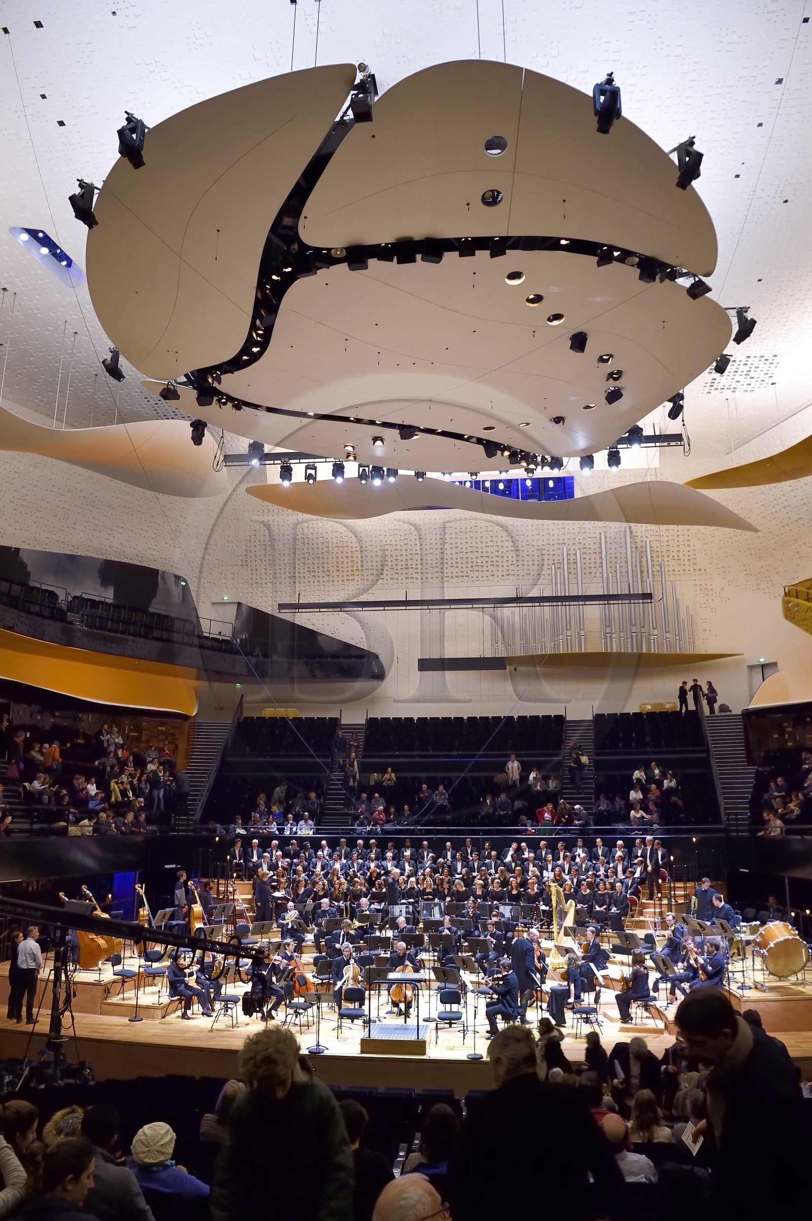 France, Paris, The Philarmonie de Paris by the architecte Jean Nouvel