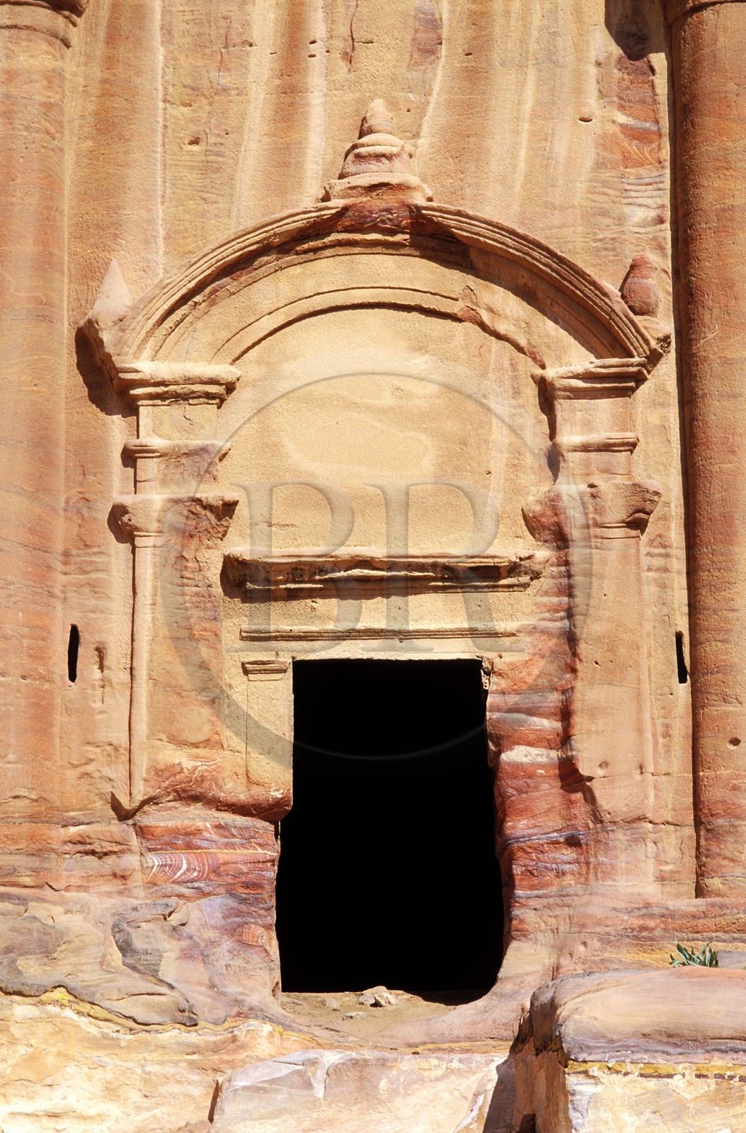 Jordanie, Petra, le ìtombeau Renaissance dans le Wadi Farasa (probablement 2ème siècle après J.-C.)