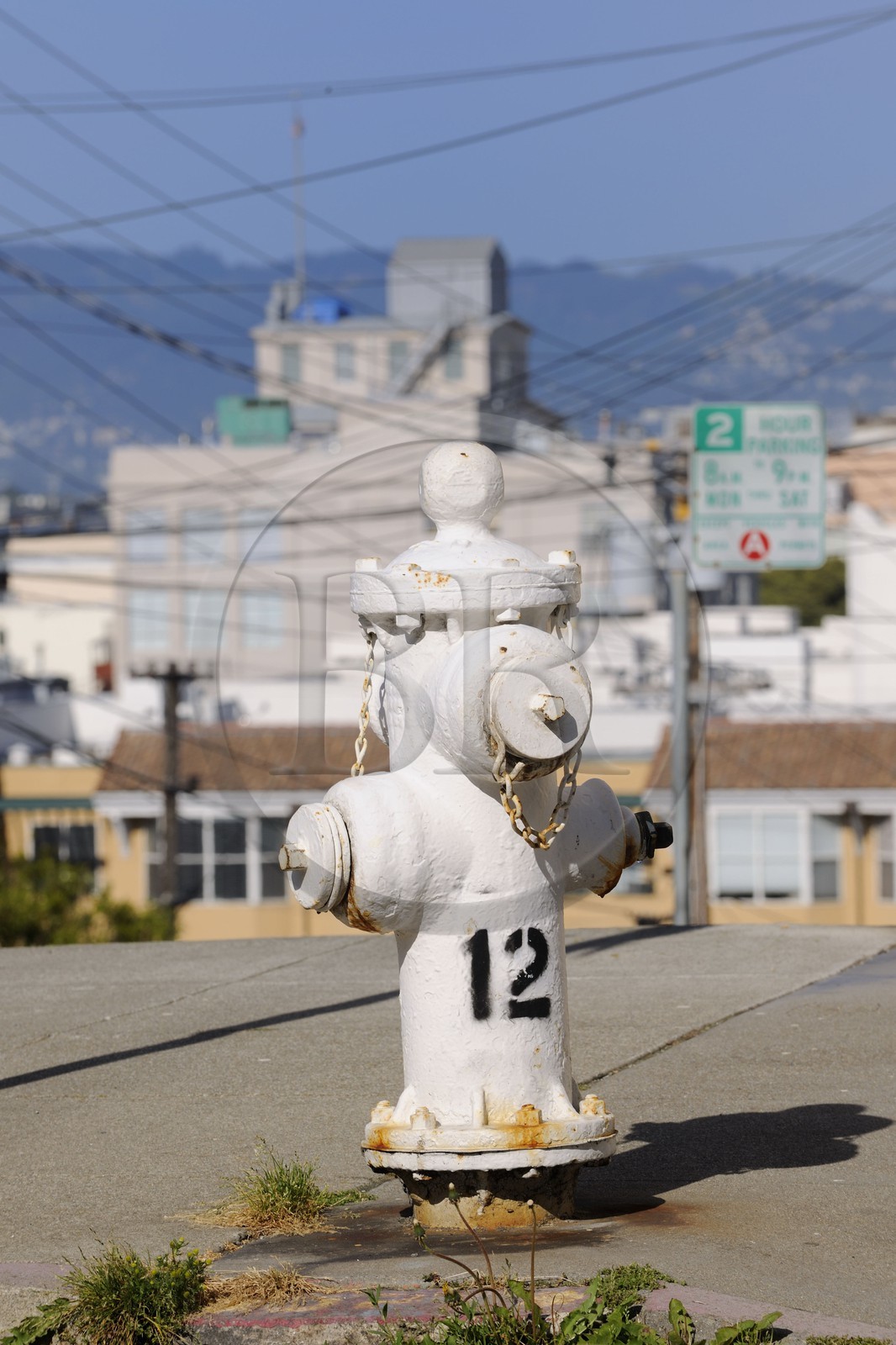 Etats-Unis, Californie, San Francisco, bouche d'incendie dans le quartier de Russian Hill
