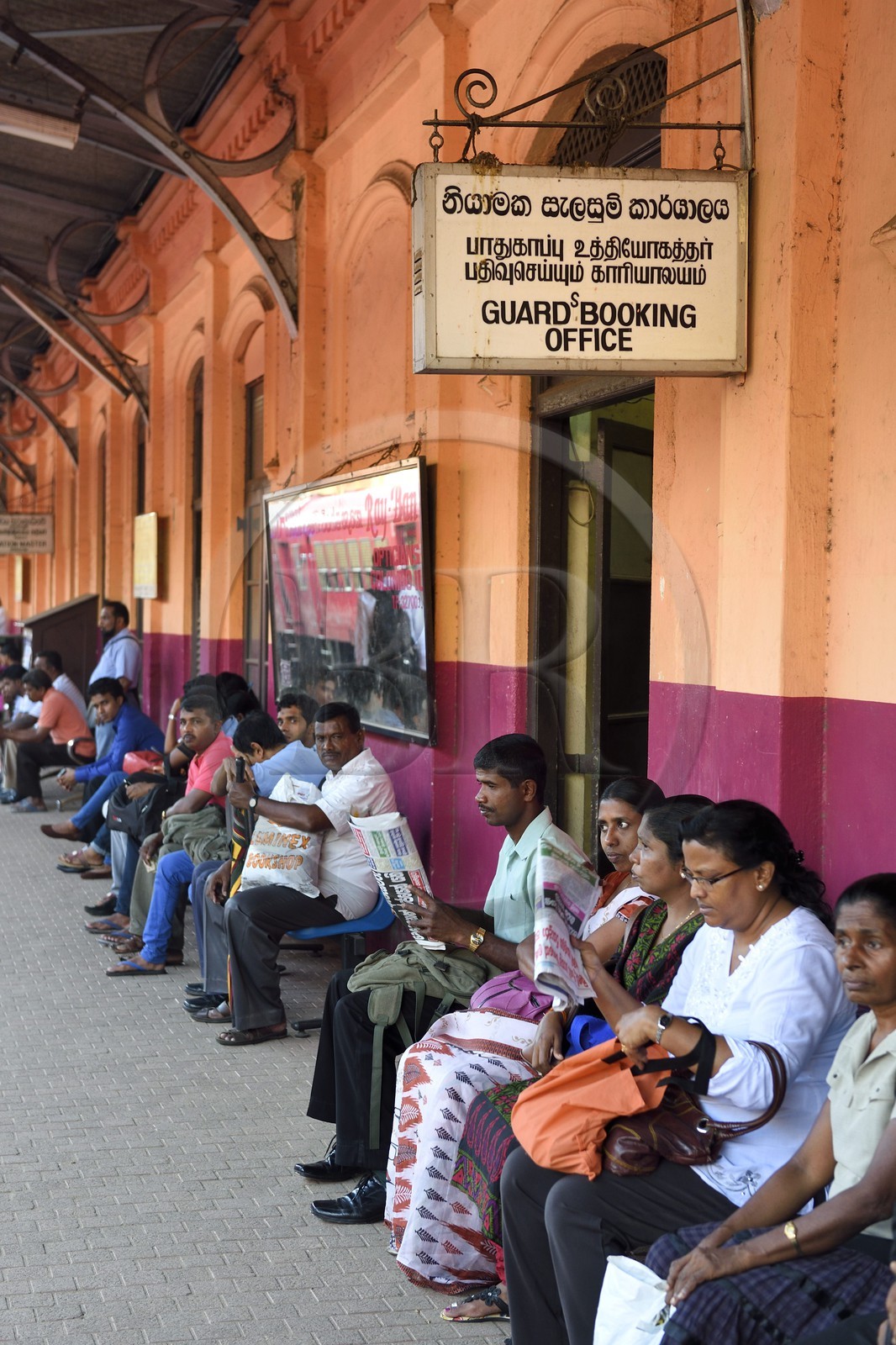 Sri Lanka, Colombo, gare de Maradana