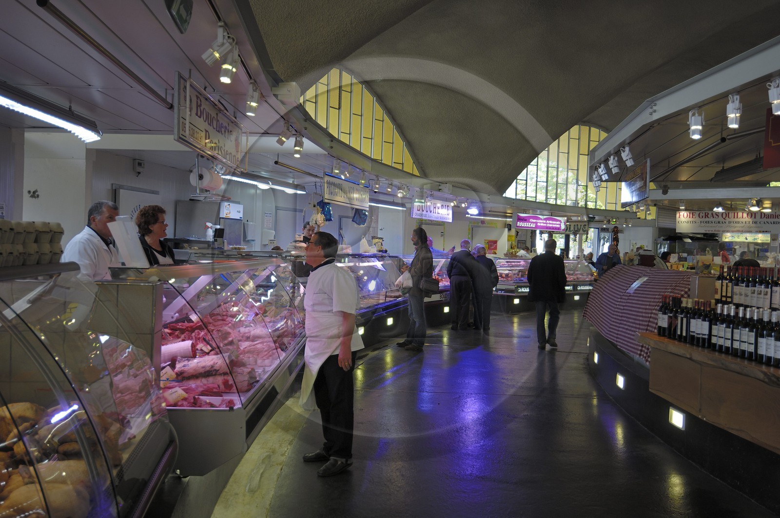 France, Charente-Maritime (17), Royan, le marché central